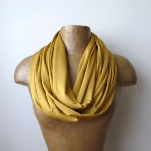 MUSTARD YELLOW Infinity Scarf