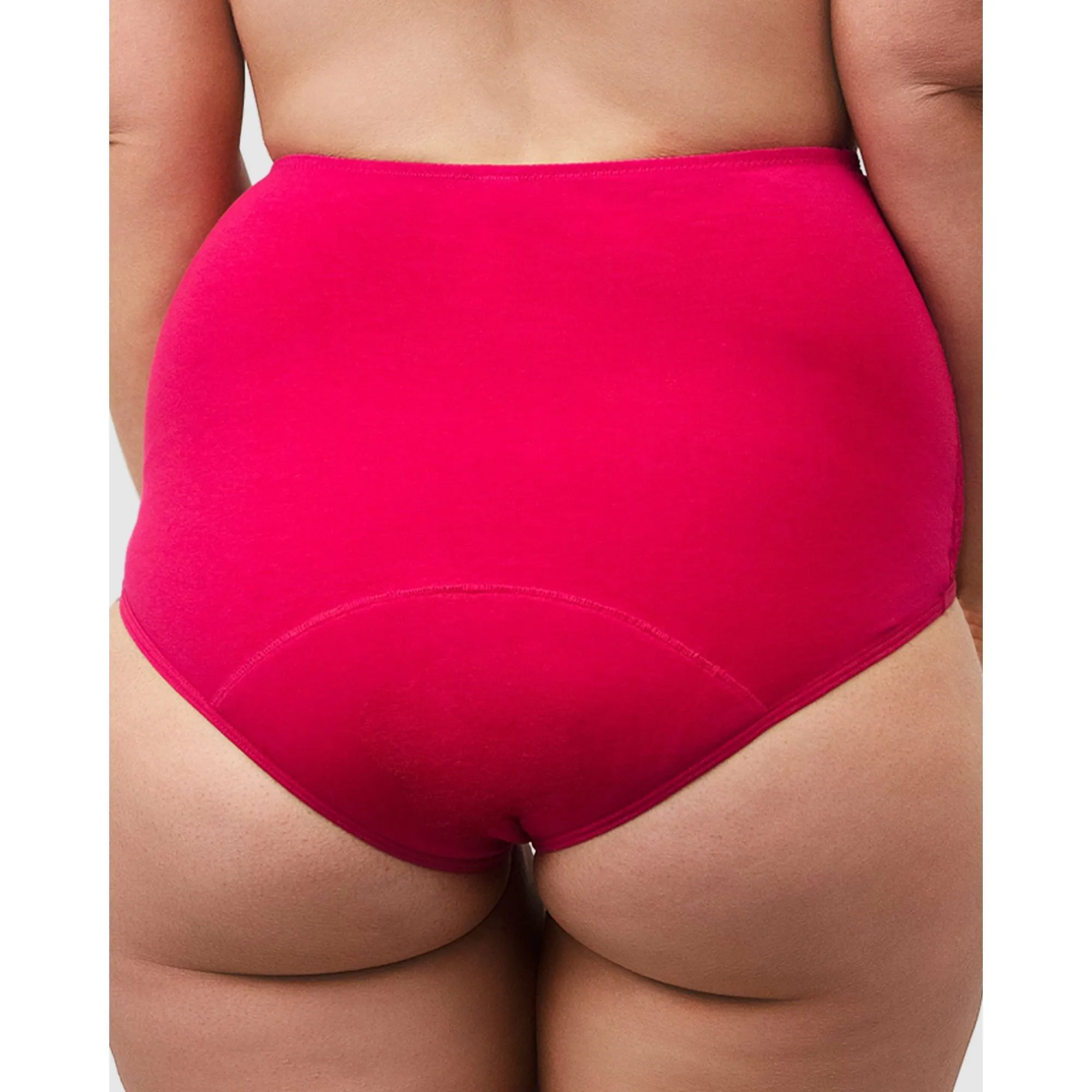 Organic Cotton & Lace High Waist Period Underwear