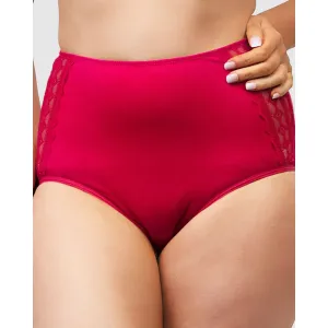 Organic Cotton & Lace High Waist Period Underwear