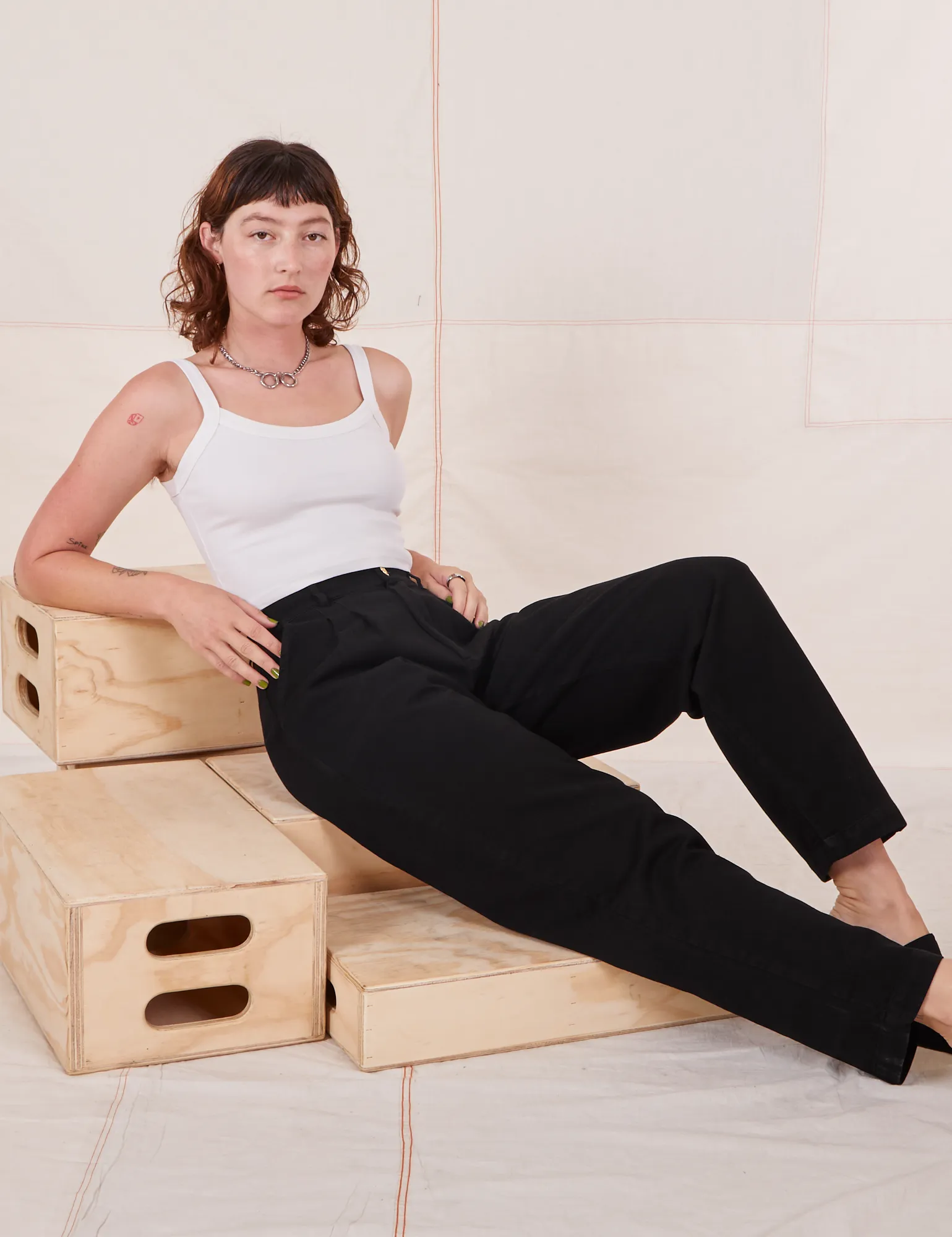 Organic Trousers - Basic Black