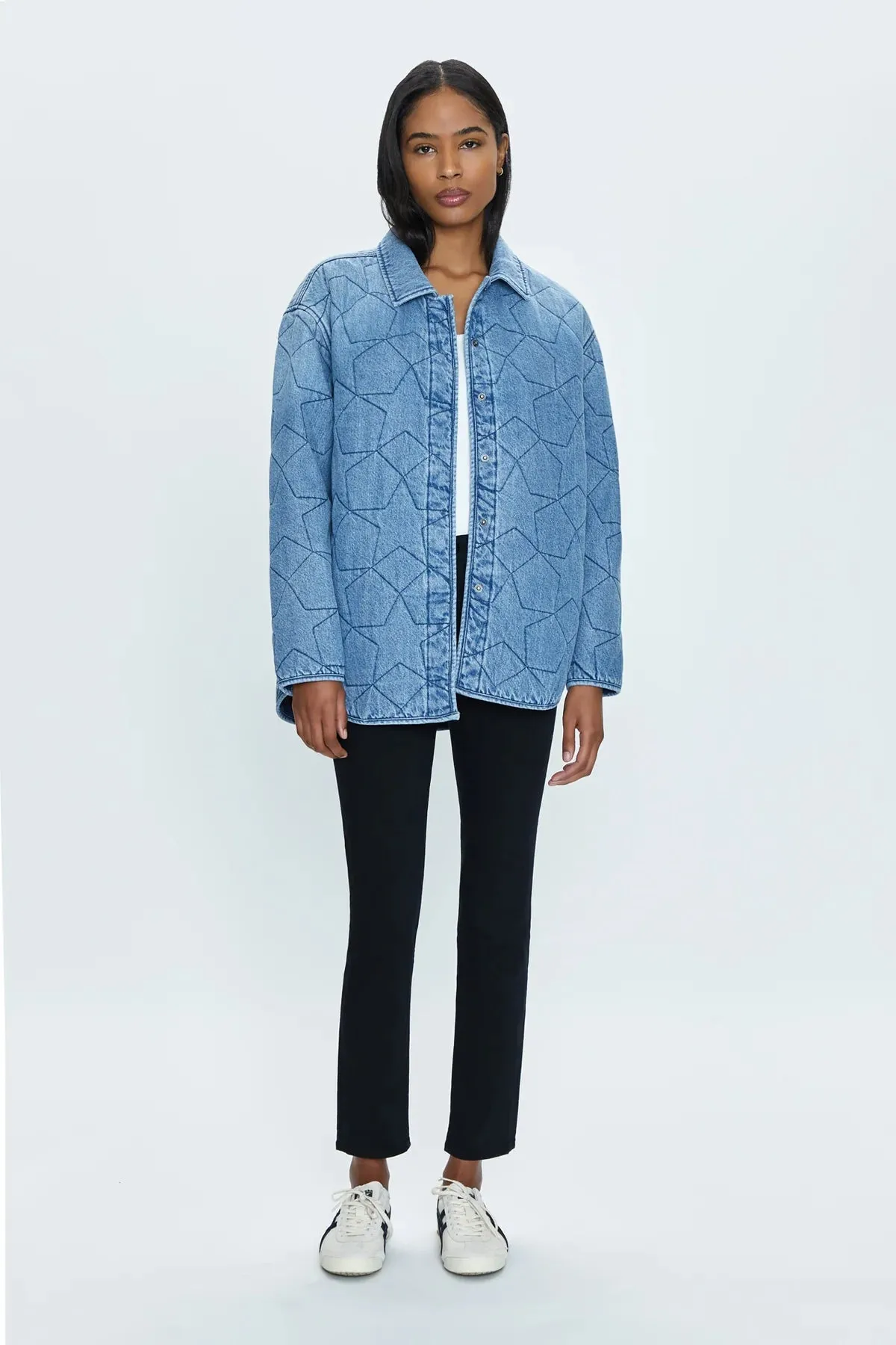 Pistola Alyssa Quilted Shacket- Marmont Star