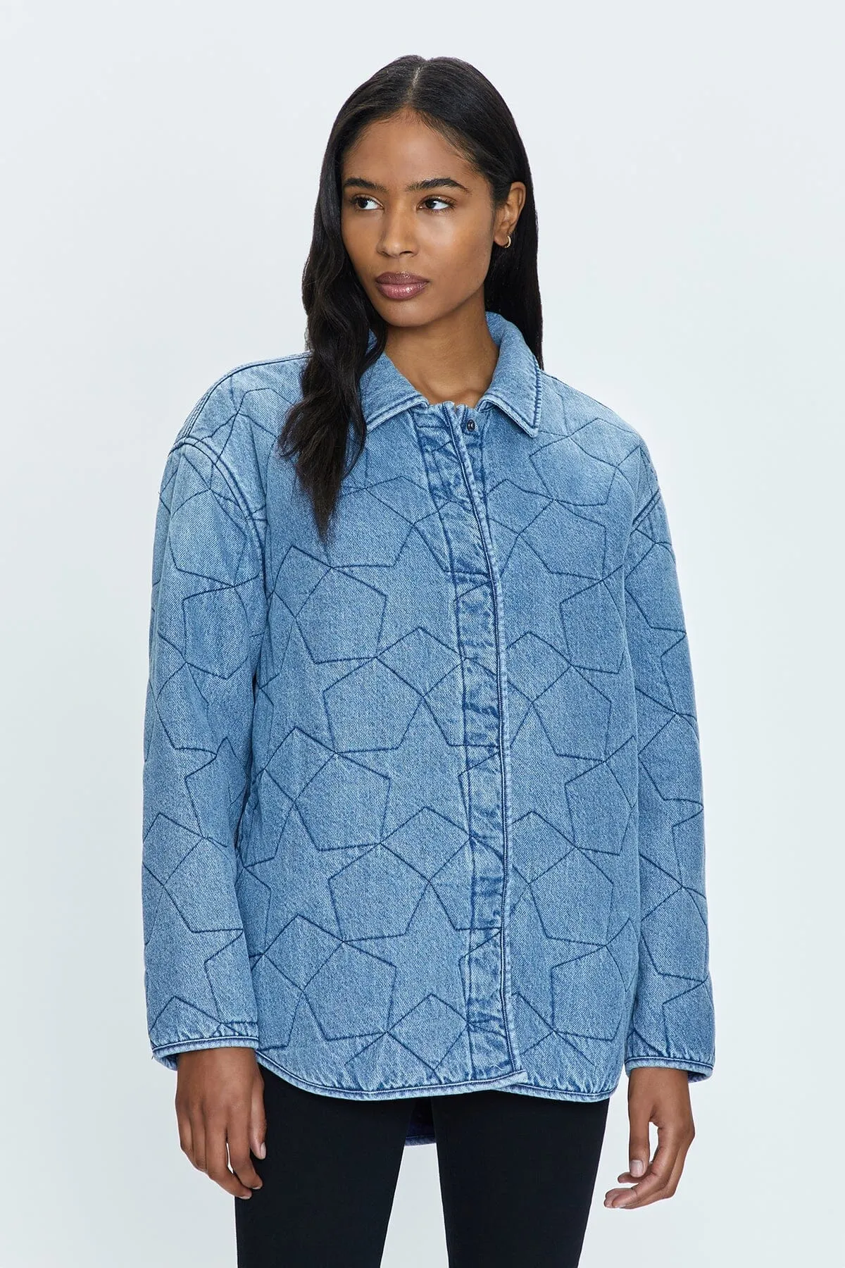Pistola Alyssa Quilted Shacket- Marmont Star