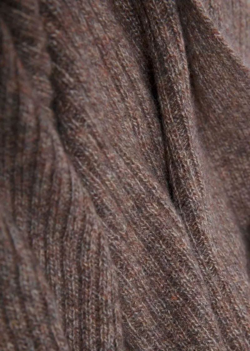 Ribbed Cashmere Infinity