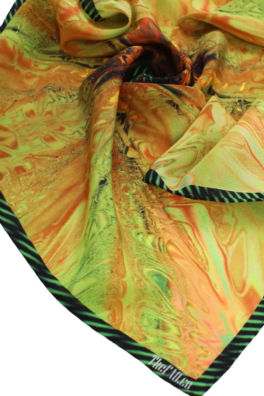 Silk Crepe Scarf, TERRA Collection