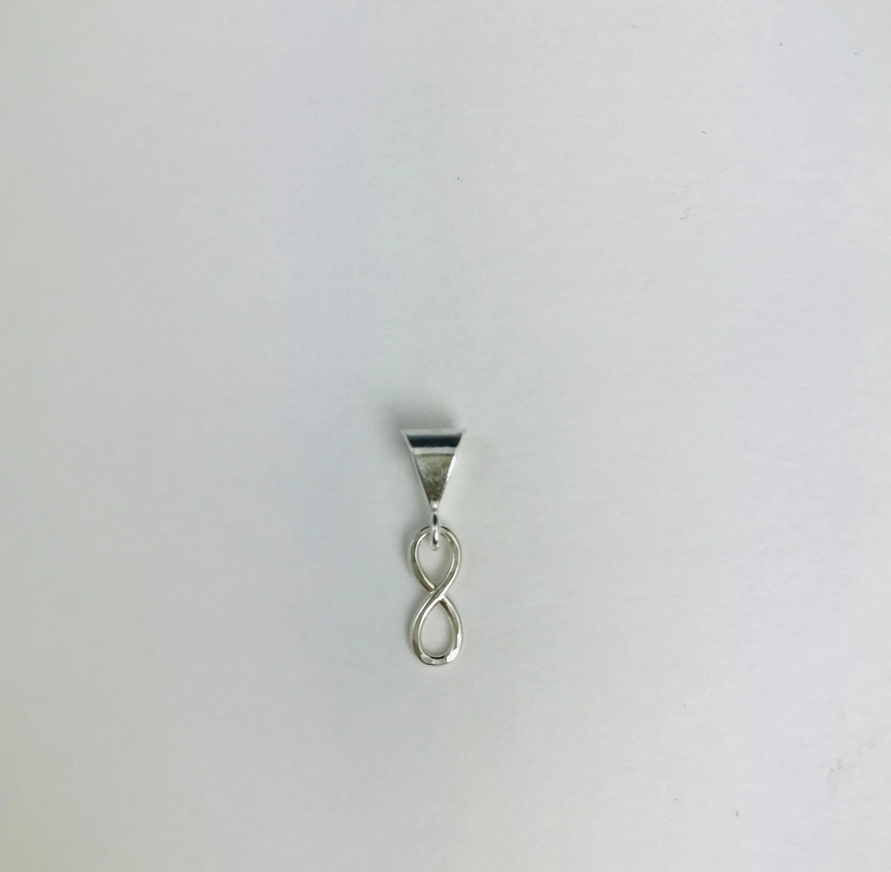 Silver Infinity Pendant - Tiny