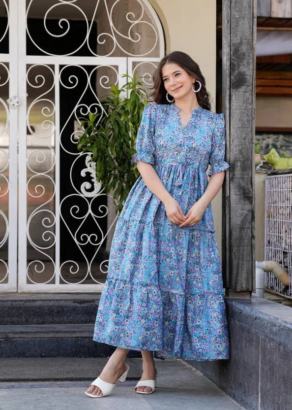 Sky Blue Breeze Maxi Dress
