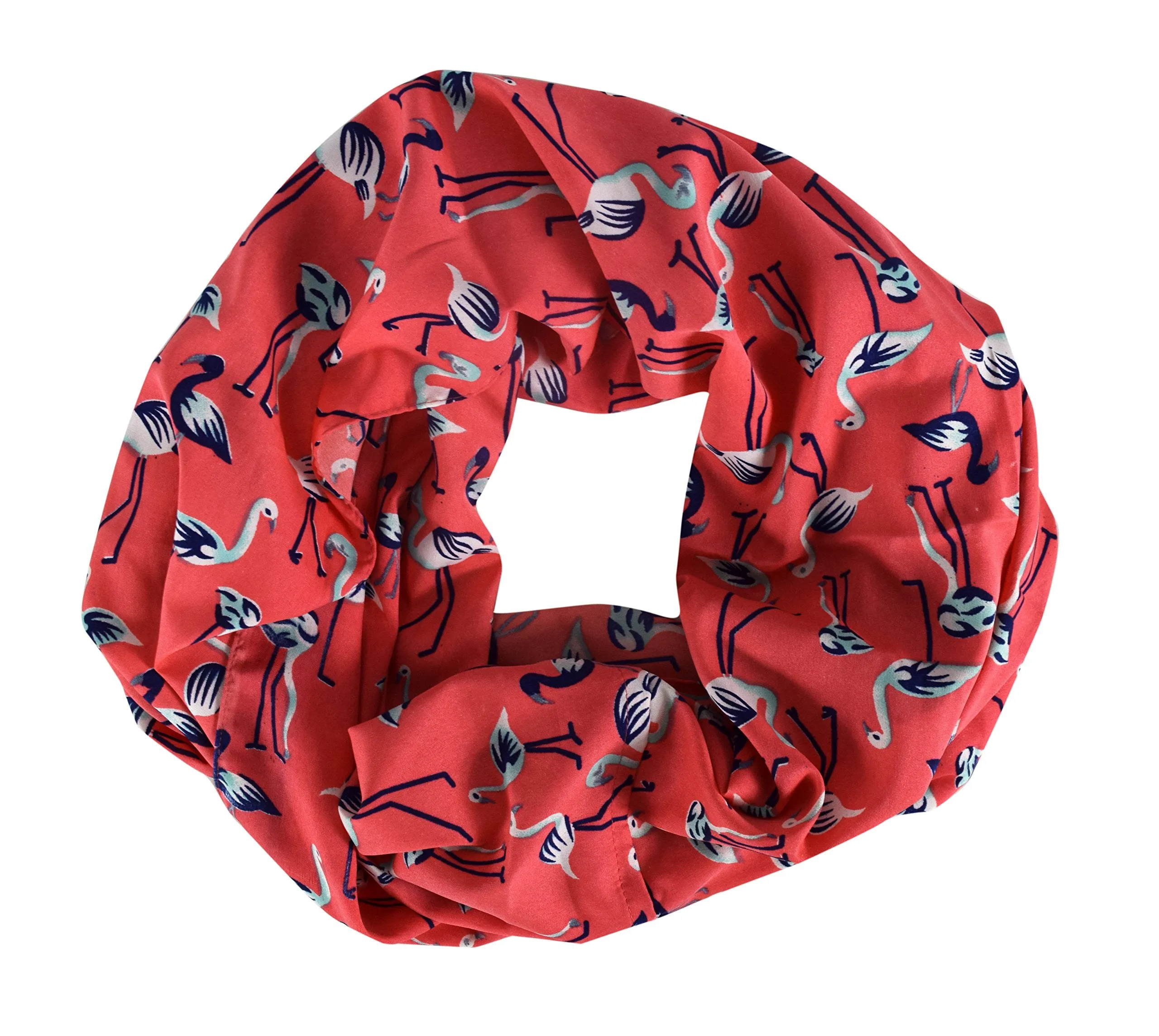Summer Fashion Womens Chic Bird Print Infinity Scarves