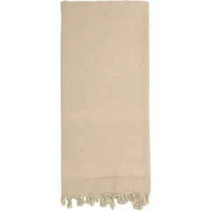 Tan - Solid Color Shemagh Tactical Desert Scarf