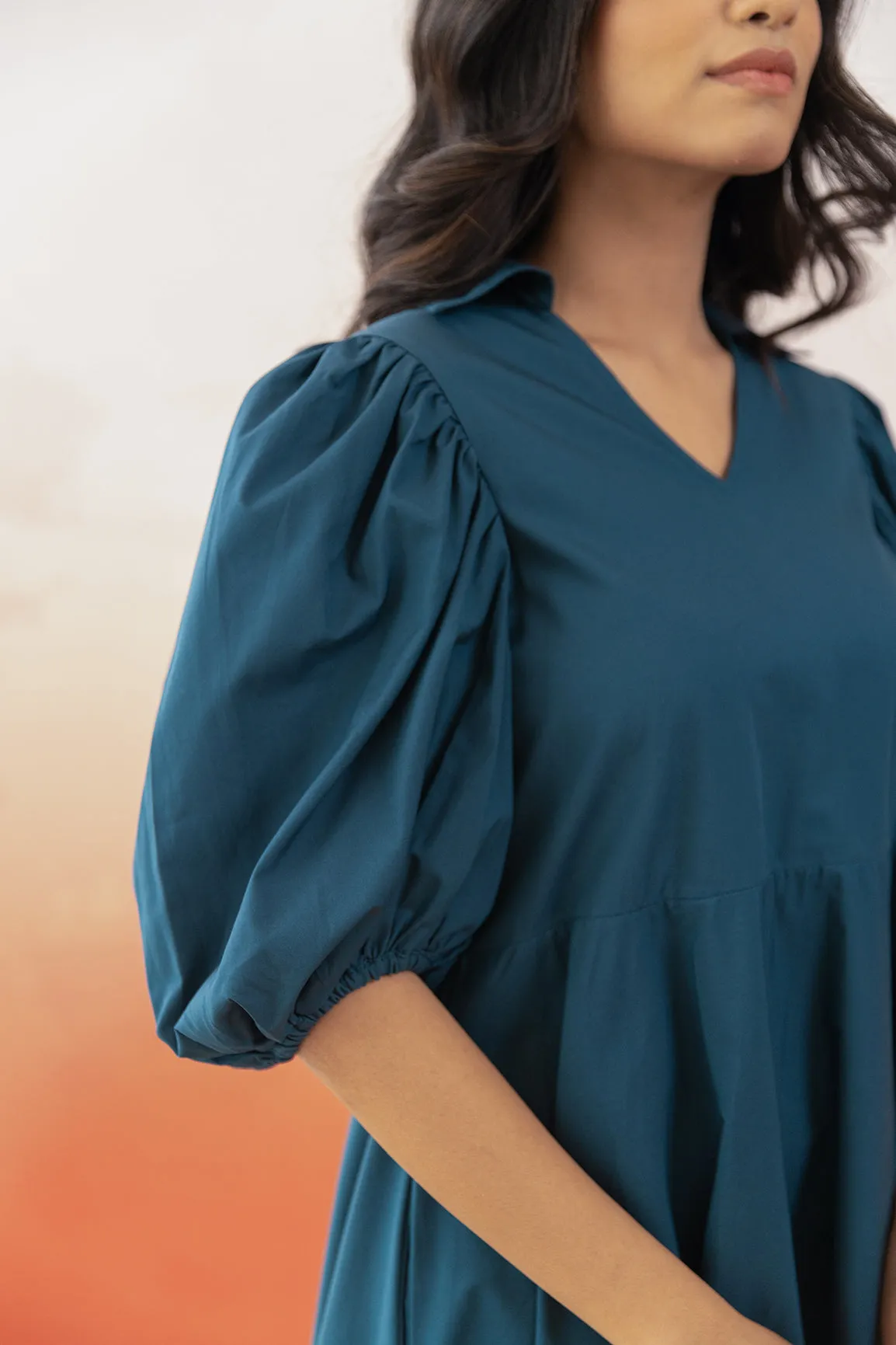 TEAL COTTON MAXI