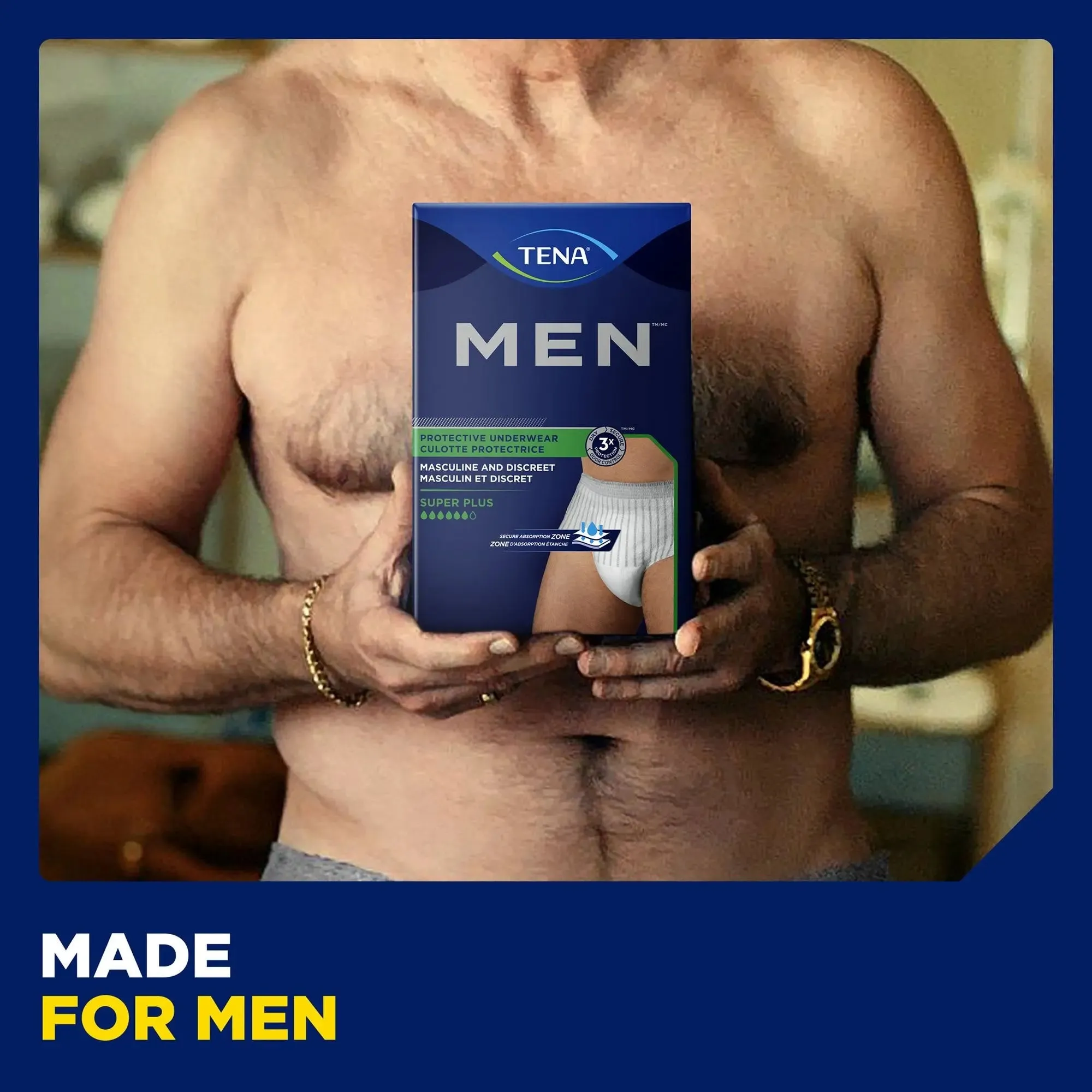 Tena® Men™ Super Plus Absorbent Underwear, Small / Medium