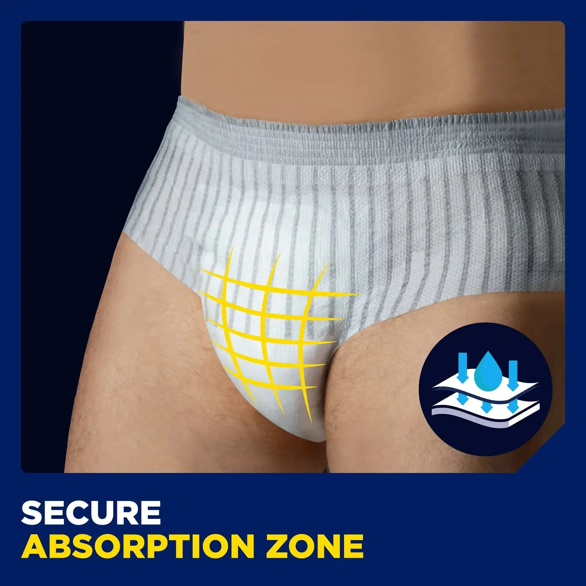 Tena® Men™ Super Plus Absorbent Underwear, Small / Medium
