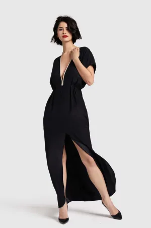 V DRESS MAXI