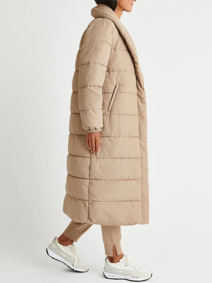 Water Resistant Long Puffer Coat