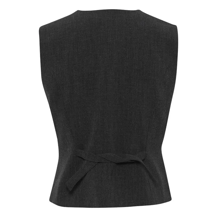 Weste «Danta» in black melange (dunkelgrau) von B.young