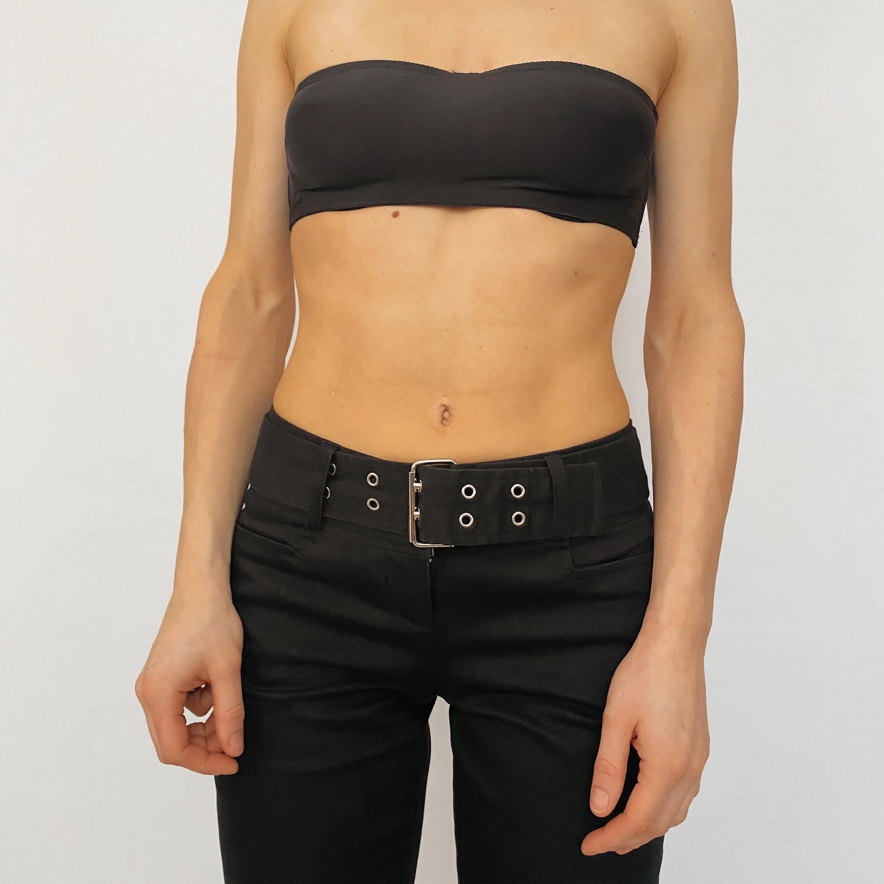 y2k buckle pants - extra small